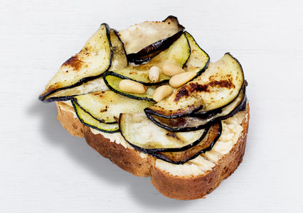 Duran Sandwiches - Grillgemüse auf Humus